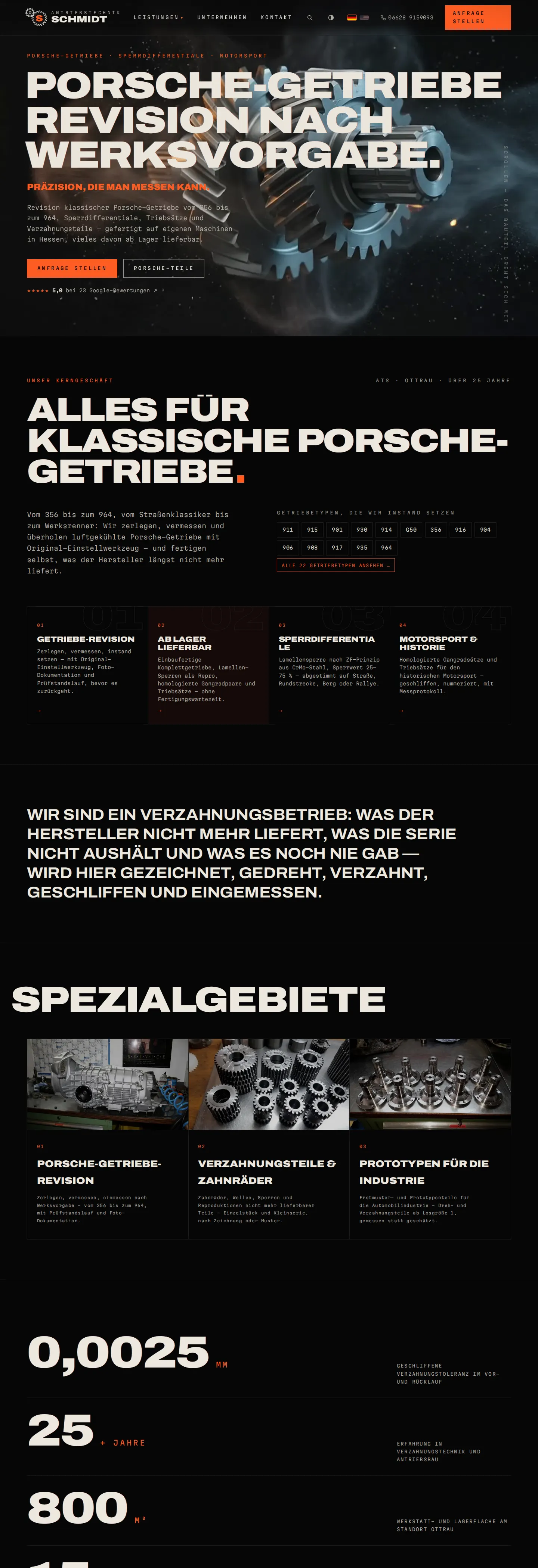 Website Antriebstechnik Schmidt
