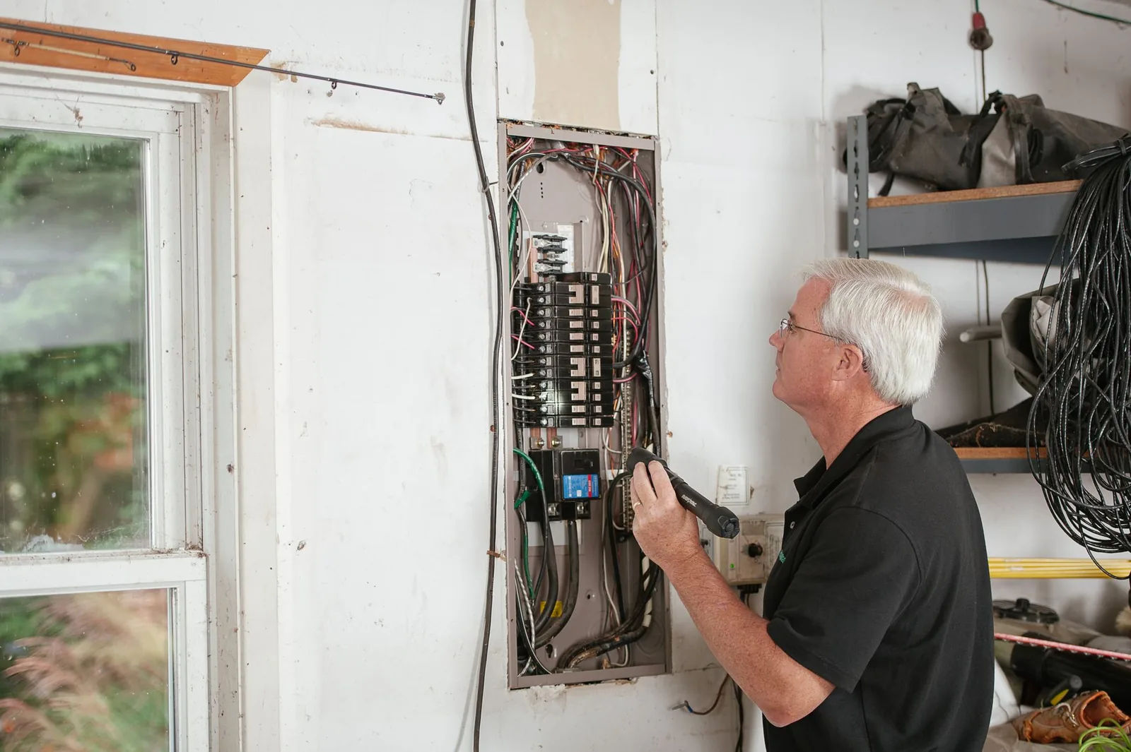Beispiel: Entwurf einer Handwerker-Startseite mit Foto der Werkstatt
